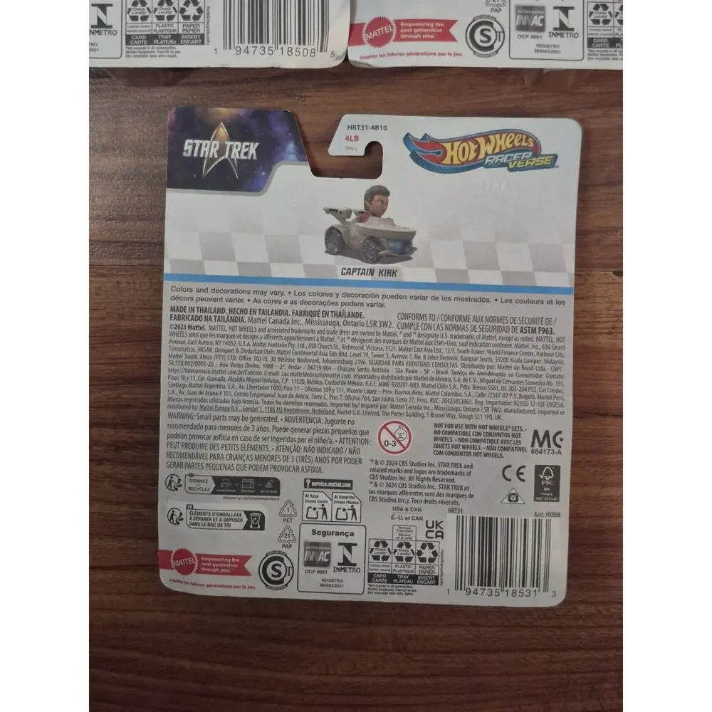 3 Hot Wheels 2024 Racers Verse Cars Star Trek, DC, Stars Wars s33